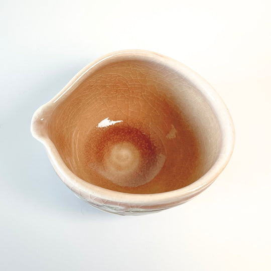 Pink Nagashi Matcha Bowl with Spout – Made in Japan