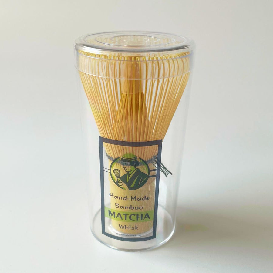 Batidor tradicional de matcha - Batidor de bambú de 100 puntas para la  preparación de té ceremonial - Auténtico batidor de bambú japonés para té